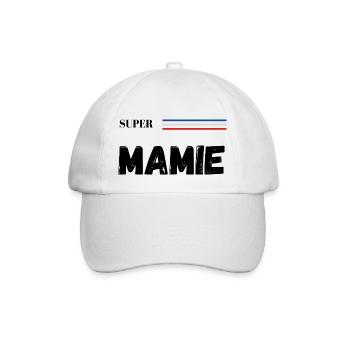 super mamie - t-shirt assorti - Casquette classique - blanc/blanc - Devant
