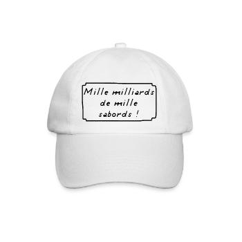 Mille Milliards de Mille Sabords ! BD - Casquette classique - blanc/blanc - Devant