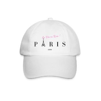 PARIS, la ville éternelle 1999 La Vie en Rose T-sh - Casquette classique - blanc/blanc - Devant