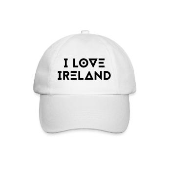 J’AIME L’IRLANDE - Casquette classique - blanc/blanc - Devant