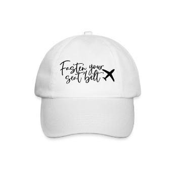 Jeûner votre ceinture - Casquette classique - blanc/blanc - Devant