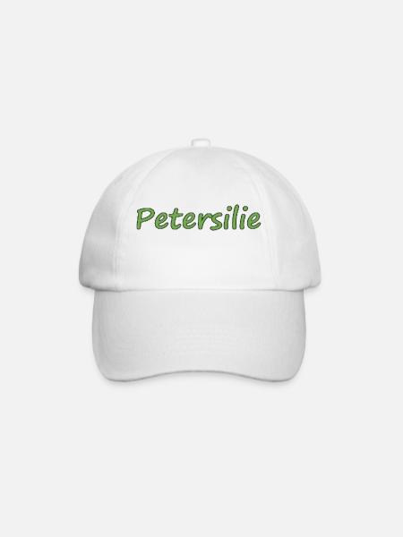 Petersilie - Baseballkappe - Weiß/Weiß