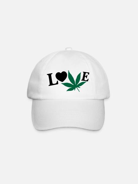 Weedi - Baseball Cap - white/white