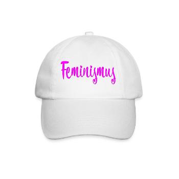 Feminismus - Baseballkappe - Weiß/Weiß - Vorne