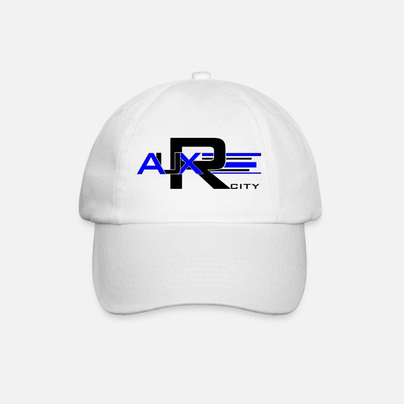 Auxerre Bleu Géométrique - Casquette classique - blanc/blanc
