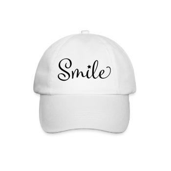 Smile - Baseball Cap - white/white - Front