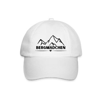 Bergmädchen - Baseballkappe - Weiß/Weiß - Vorne