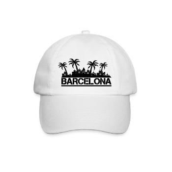 Barcelona - Baseball Cap - white/white - Front