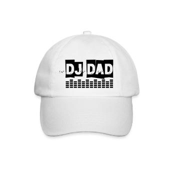 DJ DAD Turntable Equalizer - Baseball Cap - white/white - Front