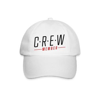 Conception des membres d’équipage - Casquette classique - blanc/blanc - Devant
