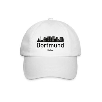 Dortmund. Liebs. - Baseballkappe - Weiß/Weiß - Vorne