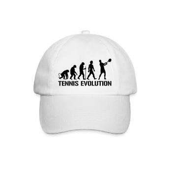 evolution tennis - Baseballkappe - Weiß/Weiß - Vorne