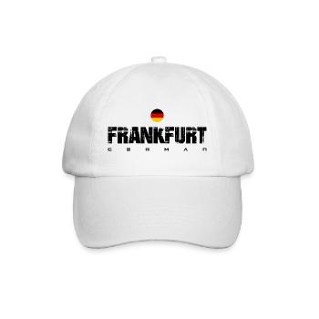 Emblème minimaliste du drapeau allemand - Casquette classique - blanc/blanc - Devant