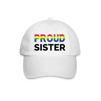 Sister Gay Pride - Baseball Cap - white/white - Front