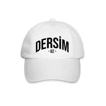 Dersim 62 Türkei Turkiye Geschenk Urlaub TR kurden - Baseballkappe - Weiß/Weiß - Vorne