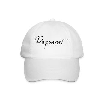 PAPOUNET. DAD. FATHER'S DAY. HAPPY FATHER'S DAY - Baseball Cap - white/white - Front