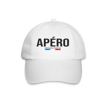 Apéro french touch - Casquette classique - blanc/blanc - Devant