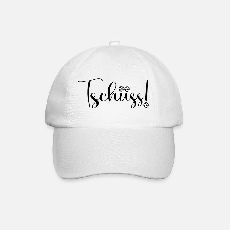 ABSCHIED KOLLEGEN FUßBALL - Baseballkappe - Weiß/Weiß