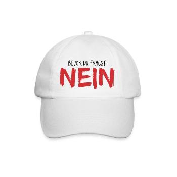 Before you ask: No - Baseball Cap - white/white - Front