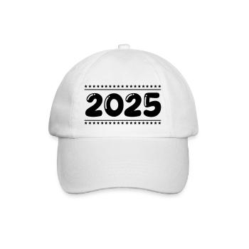 2025 - Baseballkappe - Weiß/Weiß - Vorne