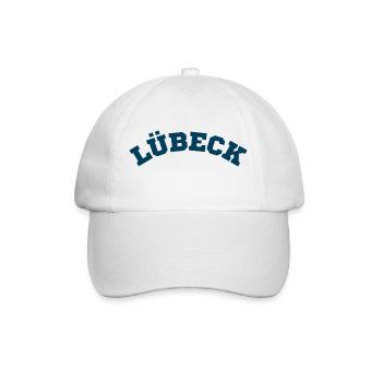 Lübeck - Baseballkappe - Weiß/Weiß - Vorne