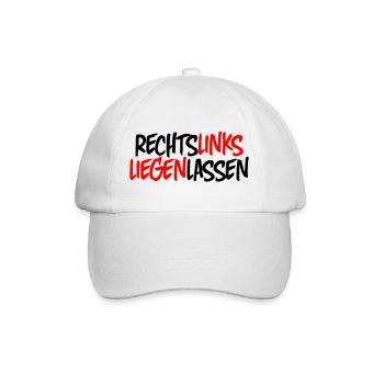 Laissez-le sur la droite - Casquette classique - blanc/blanc - Devant
