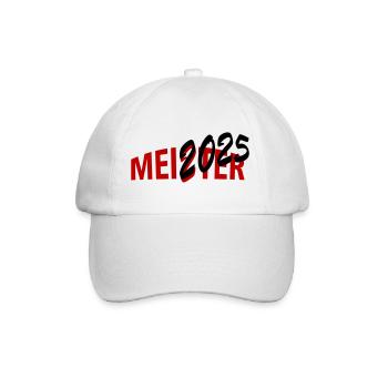 Meister 2025 Meisterschaft - Baseballkappe - Weiß/Weiß - Vorne