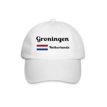 Groningen Netherlands- Stylish prints - Baseball Cap - white/white - Front