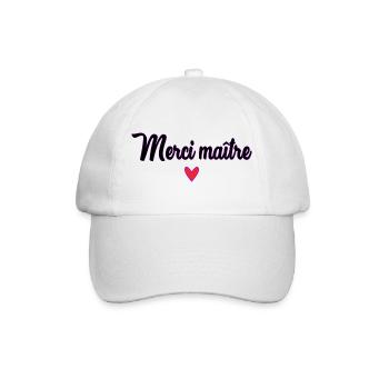MASTER. MASTER. THANK YOU. THANK YOU, MASTER. MASTER - Baseball Cap - white/white - Front