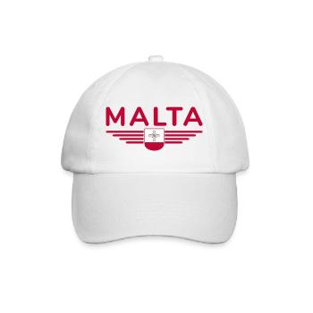 T-shirt Malte – Pour les fans de l’île - Casquette classique - blanc/blanc - Devant