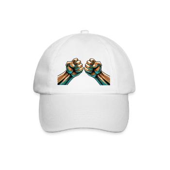 fist - Baseball Cap - white/white - Front