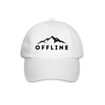 OFFLINE BERGE - Baseballkappe - Weiß/Weiß - Vorne