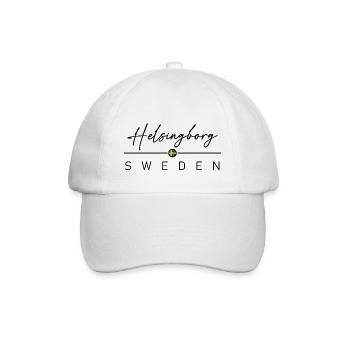 Schweden - Helsingborg - Sweden - Sverige - Baseballkappe - Weiß/Weiß - Vorne