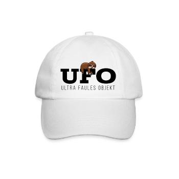 Ultra Faules Objekt Faultier - Baseballkappe - Weiß/Weiß - Vorne
