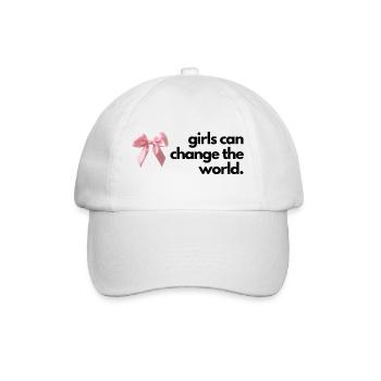 Girl's world gourde kit étudiante - Casquette classique - blanc/blanc - Devant