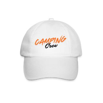 Camping Crew - Baseball Cap - white/white - Front