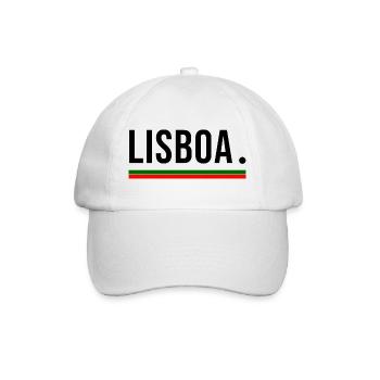 Lisboa – Minimal Streetwear Shirt - Baseball Cap - white/white - Front