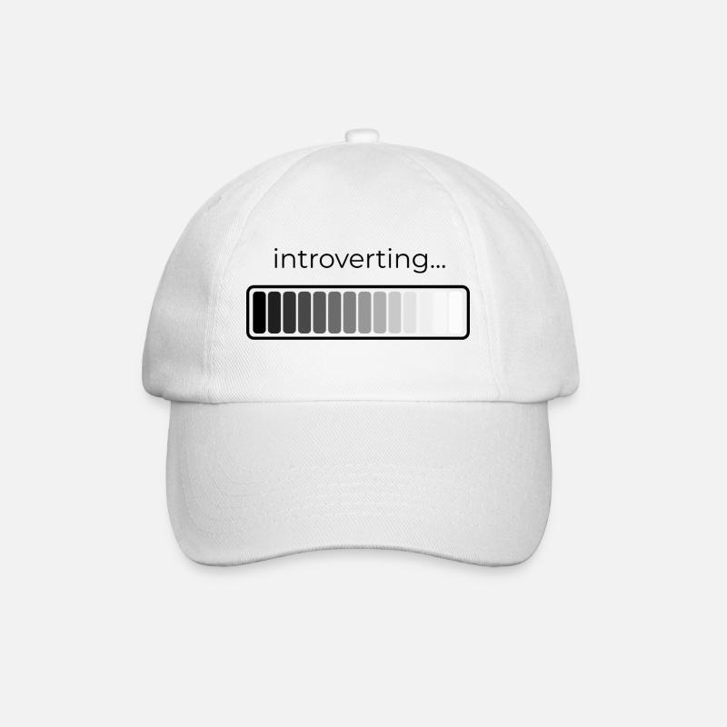chargement introverti - Casquette classique - blanc/blanc