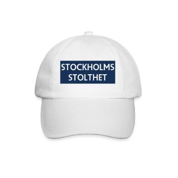Stockholm Pride - Baseball Cap - white/white - Front