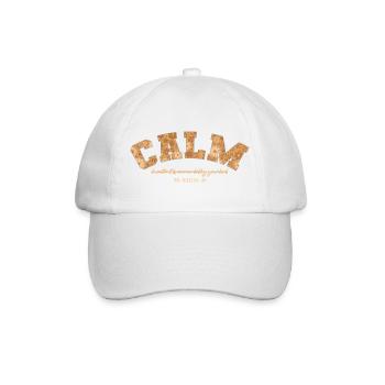CALME soyez patient comme l’a ordonné votre seigneur - Casquette classique - blanc/blanc - Devant