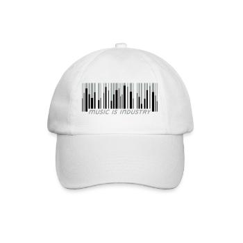 La musique, c’est l’industrie - Casquette classique - blanc/blanc - Devant