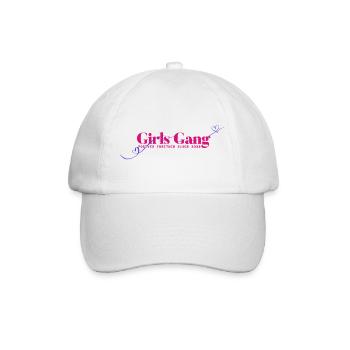 GirlsGang - Baseball Cap - white/white - Front
