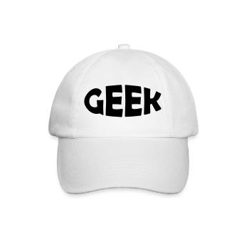Geek - Casquette classique - blanc/blanc - Devant