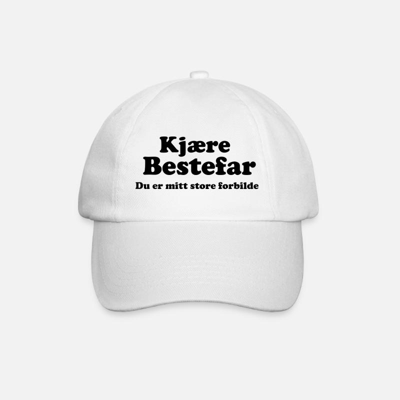 Lieber Opa - Baseballkappe - Weiß/Weiß