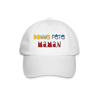 Happy Mother's Day - Mother's Day - Baseball Cap - white/white - Front