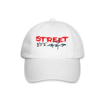 Vie de rue Graffiti - Casquette classique - blanc/blanc - Devant