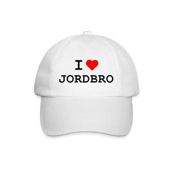 Ich liebe Jordbro - J’aime Jordbro - Casquette classique - blanc/blanc - Devant