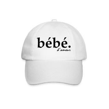 Bébé d'amour - Casquette classique - blanc/blanc - Devant