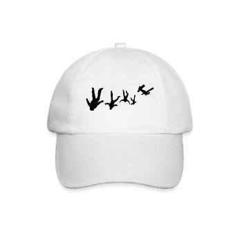 Parachutisme de Fallschirmspringen - Casquette classique - blanc/blanc - Devant