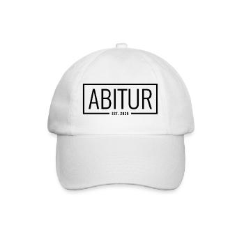 Abitur Est 2026 Graduation Abi School Graduation - Baseball Cap - white/white - Front